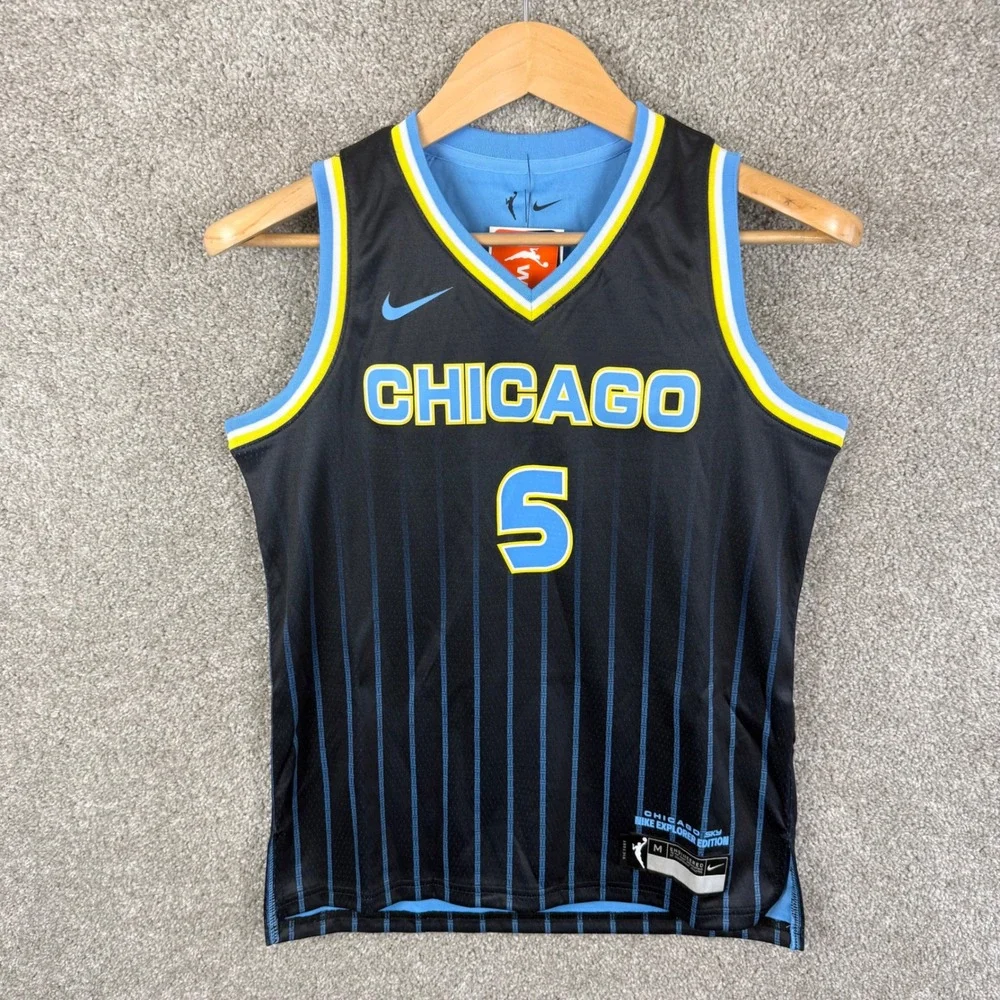 Nike Chicago Sky Angel Reese 5 Explorer Edition WNBA Jersey Youth Medium NEW